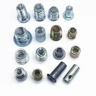 Tuerca de inserción de madera de latón