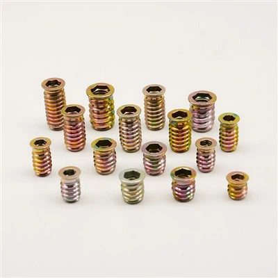 Insertos de tuerca de inserción de madera